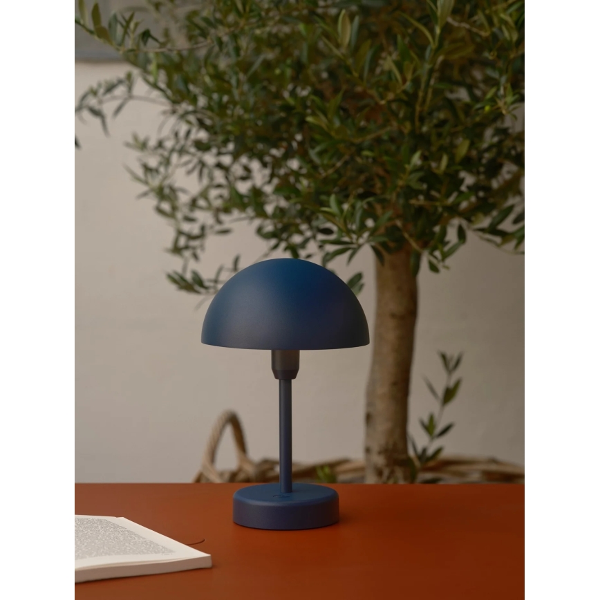Nordlux - Lâmpada de mesa para exterior LED regulável e recarregável com sensor de toque ELLEN LED/2,8W/3,7V 2200 mAh IP44 azul