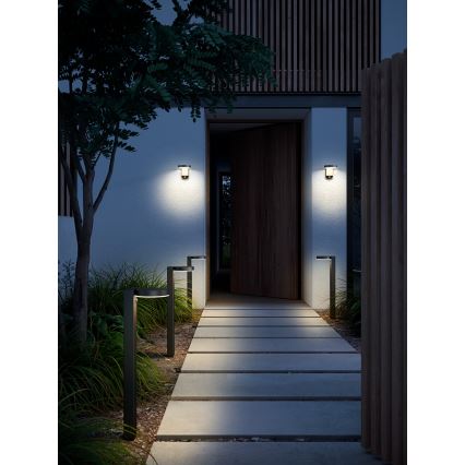 Nordlux - Luminária de parede solar LED com sensor RICA LED/5W/3,7V IP44 2200 mAh redonda