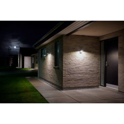 Nordlux - Luminária de parede solar LED com sensor RICA LED/5W/3,7V IP44 2200 mAh redonda