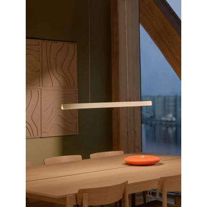 Nordlux - Lustre LED dimerizável suspenso por cabo ILGAS LED/47W/230V 3000K branco/freixo 115 cm