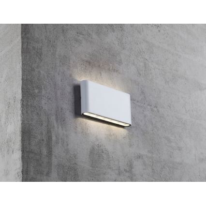 Nordlux - Luminária de parede LED para exterior KINVER LED/8,5W/230V IP54 branca