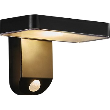 Nordlux - Luminária de parede solar LED com sensor RICA LED/5W/3,7V IP44 2200 mAh quadrada