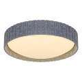 Nordlux - Luminária de teto CORATO 3xE14/15W/230V Ø 42 cm cinza
