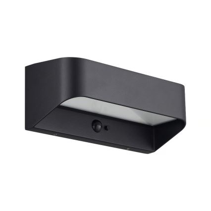 Nordlux - Luminária solar LED com sensor MARCELLIO LED/5W/5V IP54 2200 mAh preta