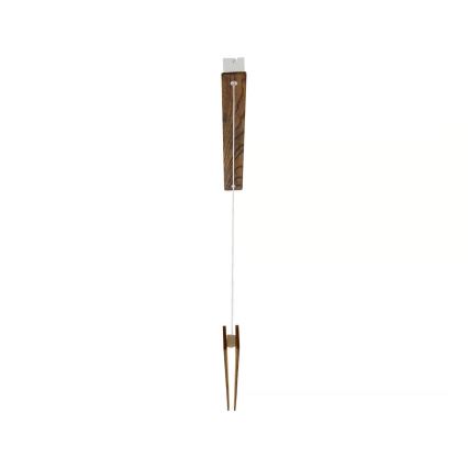 Nordlux - Lustre LED dimerizável suspenso por cabo ILGAS LED/47W/230V 3000K castanho/freixo 115 cm