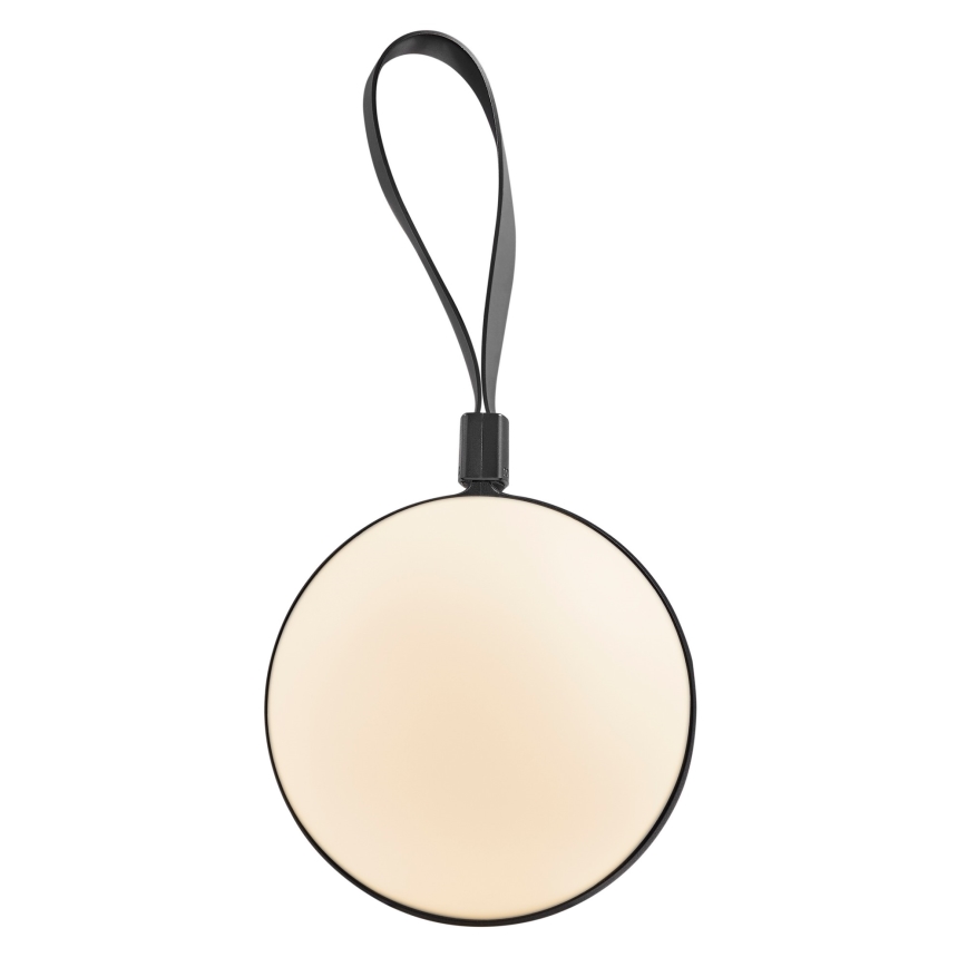 Nordlux - Luminária portátil exterior LED dimável BRING TO-GO LED/1W/3,7V IP54 1500 mAh preta