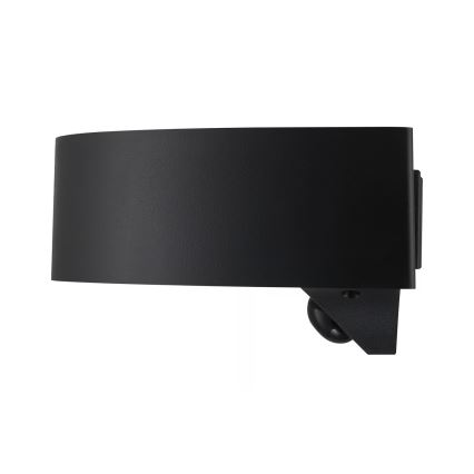 Nordlux - Luminária de parede solar LED com sensor MONAY LED/5W/5V 3000K IP44 2000 mAh preta