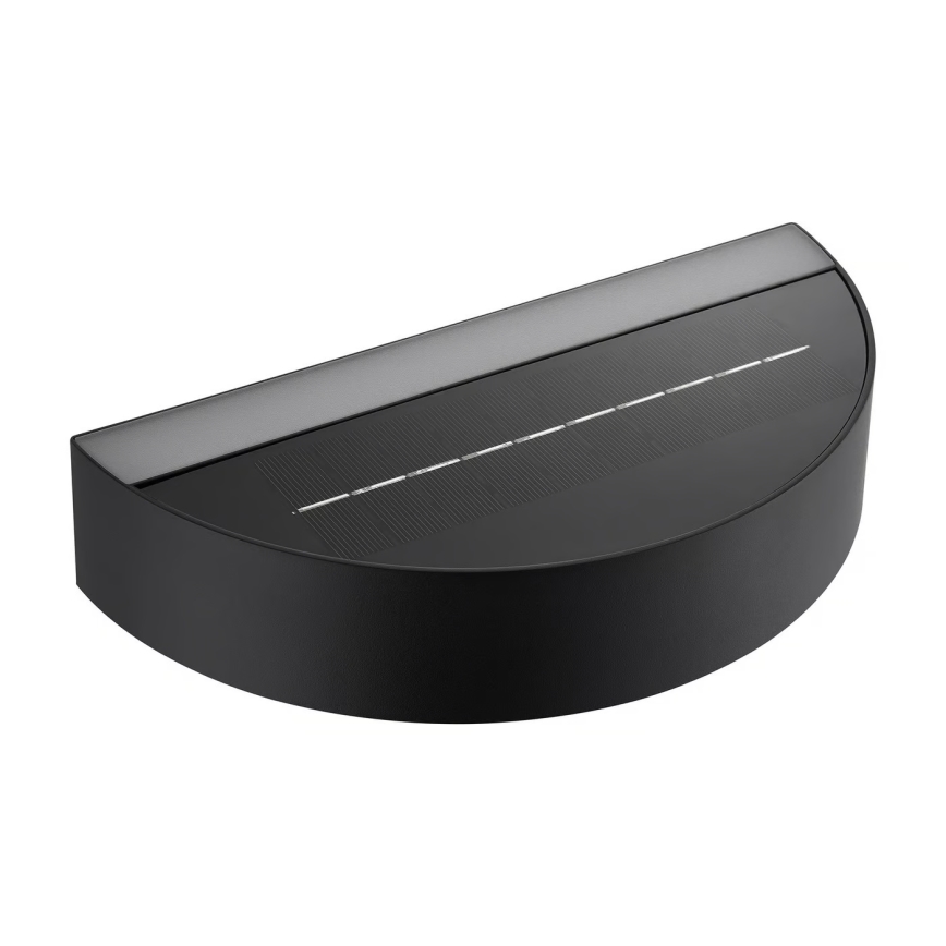 Nordlux - Luminária de parede solar LED com sensor MONAY LED/5W/5V 3000K IP44 2000 mAh preta