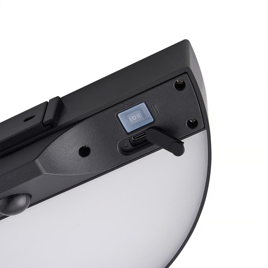 Nordlux - Luminária de parede solar LED com sensor MONAY LED/5W/5V 3000K IP44 2000 mAh preta