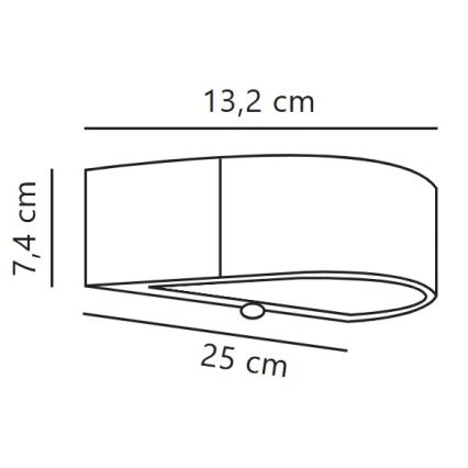 Nordlux - Luminária de parede solar LED com sensor MONAY LED/5W/5V 3000K IP44 2000 mAh preta