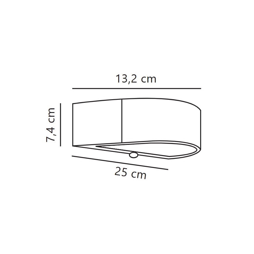Nordlux - Luminária de parede solar LED com sensor MONAY LED/5W/5V 3000K IP44 2000 mAh preta