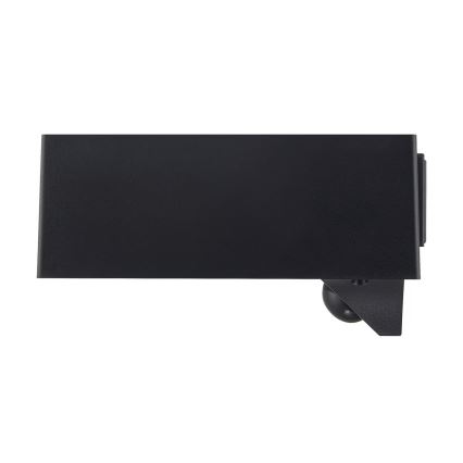 Nordlux - Luminária de parede solar LED com sensor MONAY LED/5W/5V 3000K IP44 2000 mAh preta