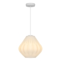 Nordlux - Lustre com cabo MALUCA 1xE27/15W/230V Ø 29 cm branco