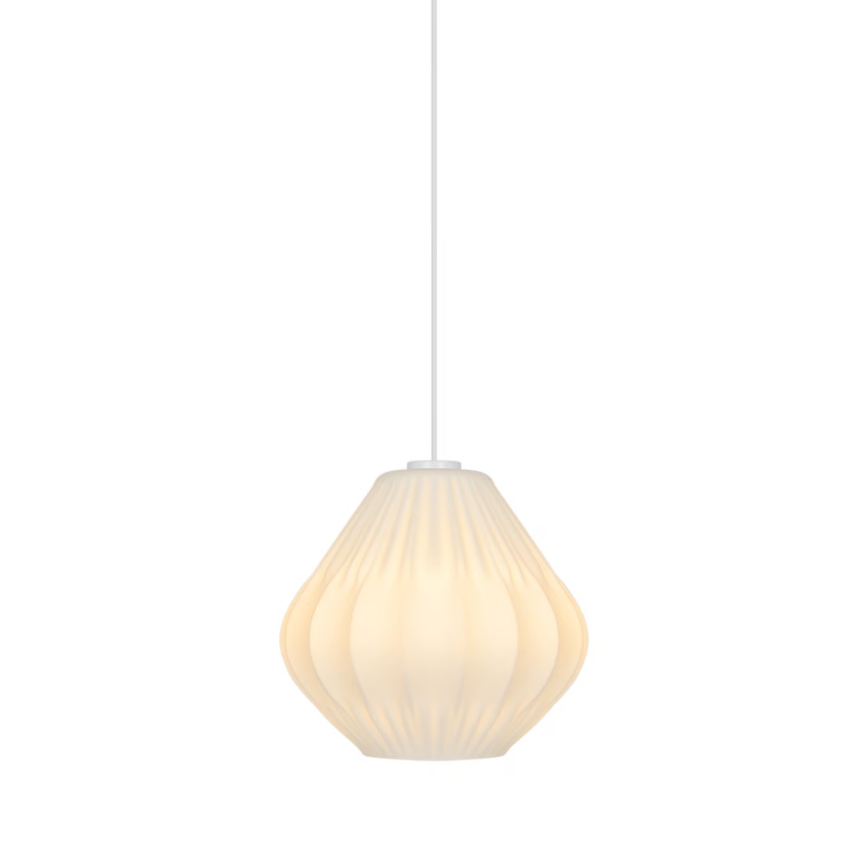 Nordlux - Lustre com cabo MALUCA 1xE27/15W/230V Ø 29 cm branco