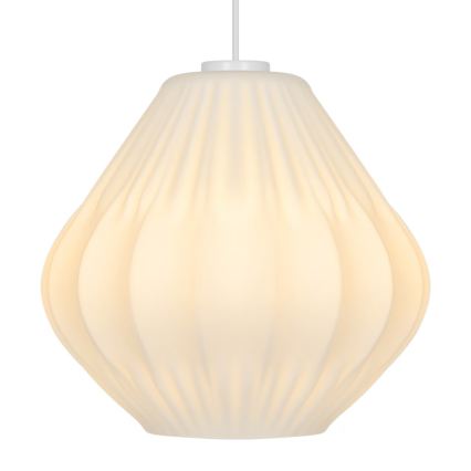 Nordlux - Lustre com cabo MALUCA 1xE27/15W/230V Ø 29 cm branco