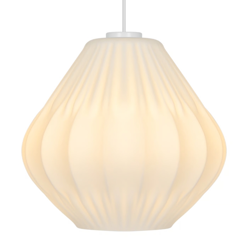 Nordlux - Lustre com cabo MALUCA 1xE27/15W/230V Ø 29 cm branco