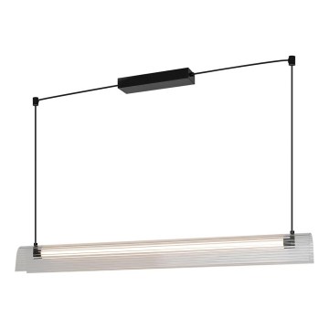 Nordlux - Lustre LED dimável suspenso por cabo ALIANI LED/20W/230V 3000K preto/transparente
