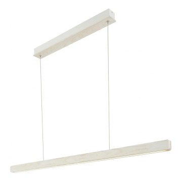 Nordlux - Lustre LED dimerizável suspenso por cabo ILGAS LED/47W/230V 3000K branco/freixo 115 cm