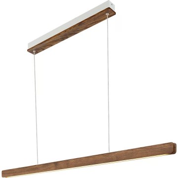 Nordlux - Lustre LED dimerizável suspenso por cabo ILGAS LED/47W/230V 3000K castanho/freixo 115 cm