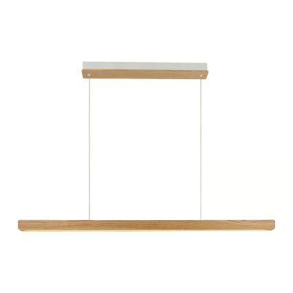 Nordlux - Lustre pendente LED dimerizável ILGAS LED/47W/230V 3000K bege/branco/freixo 115 cm