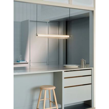 Nordlux - Lustre pendente LED dimável em cabo ALIANI LED/20W/230V 3000K 100 cm preto/transparente