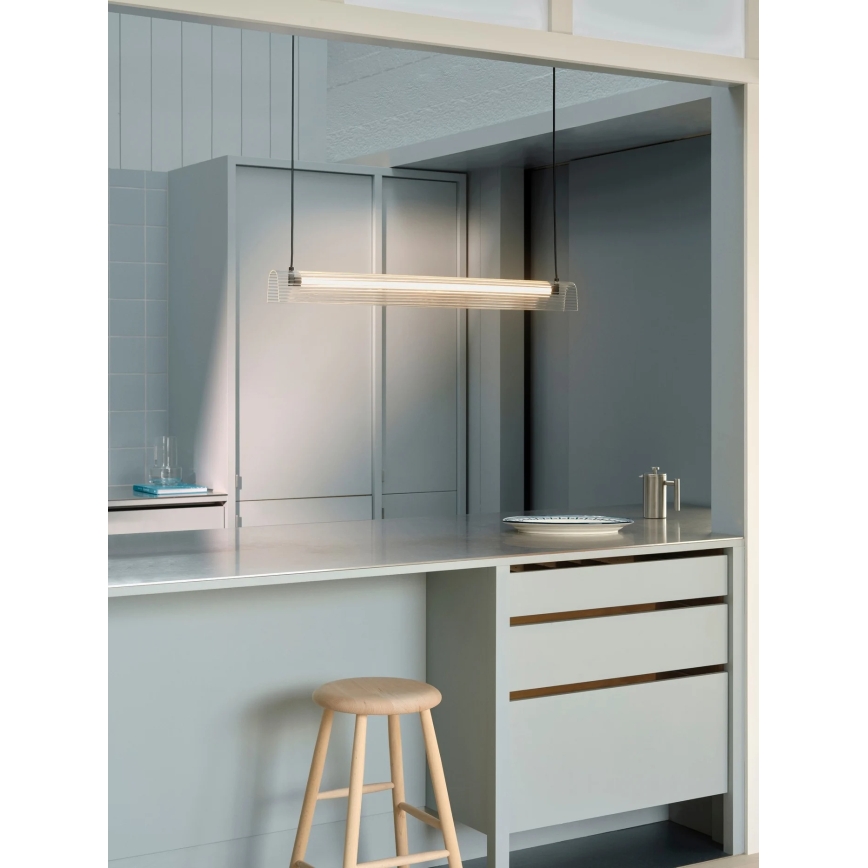 Nordlux - Lustre pendente LED dimável em cabo ALIANI LED/20W/230V 3000K 100 cm preto/transparente