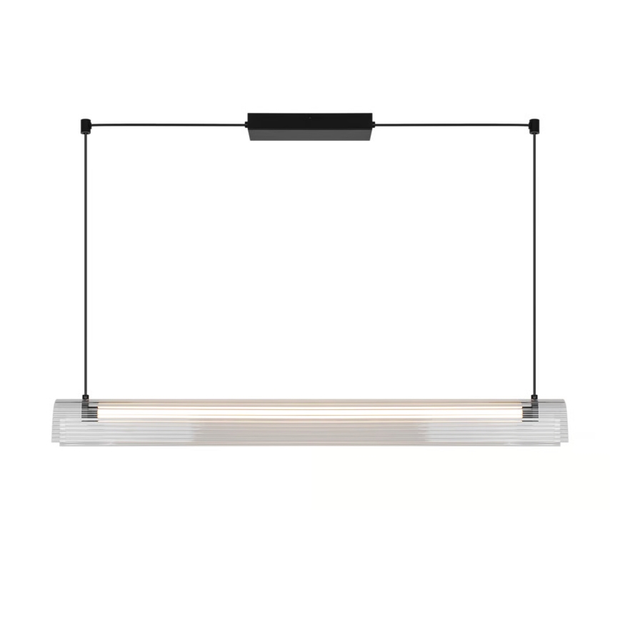 Nordlux - Lustre pendente LED dimável em cabo ALIANI LED/20W/230V 3000K 100 cm preto/transparente