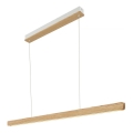 Nordlux - Lustre pendente LED dimerizável ILGAS LED/47W/230V 3000K bege/branco/freixo 115 cm