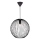 Nordlux - Lustre suspenso com cabo BERONI 1xE27/60W/230V preto