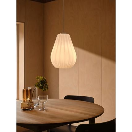 Nordlux - Lustre suspenso com cabo SALLINO 1xE27/15W/230V Ø 24 cm branco