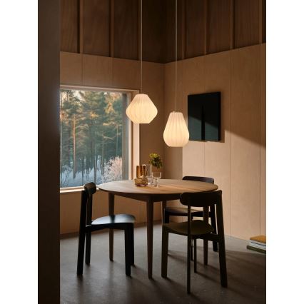 Nordlux - Lustre suspenso com cabo SALLINO 1xE27/15W/230V Ø 24 cm branco