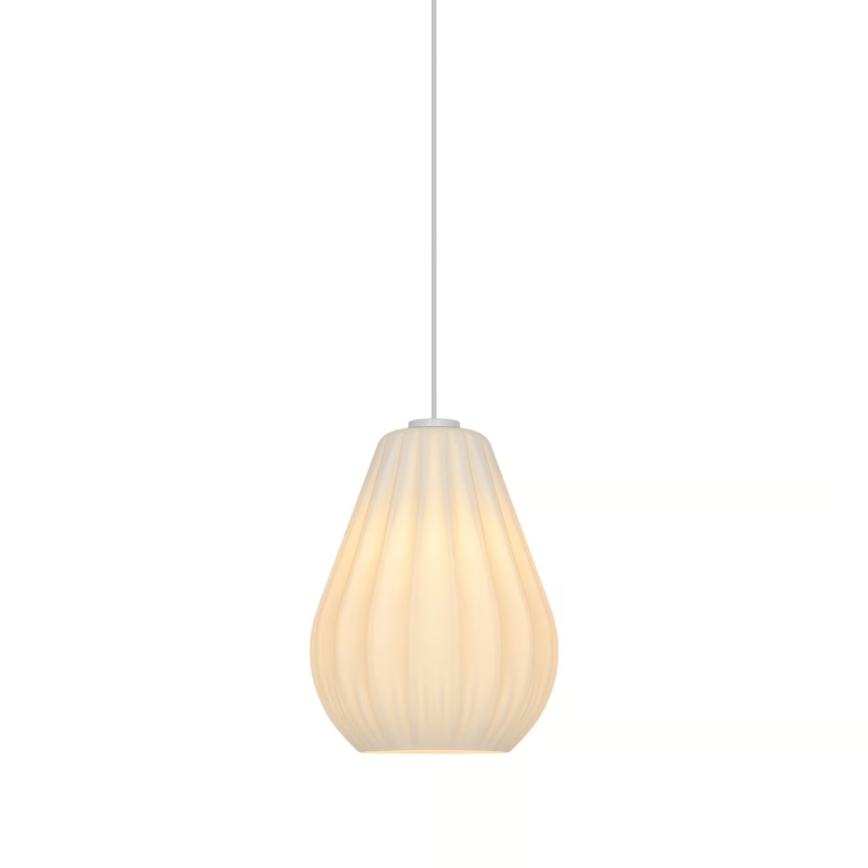Nordlux - Lustre suspenso com cabo SALLINO 1xE27/15W/230V Ø 24 cm branco