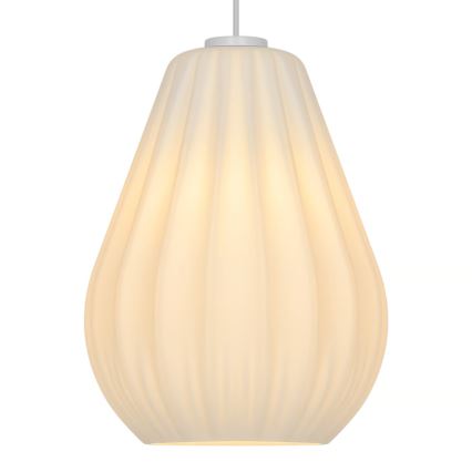 Nordlux - Lustre suspenso com cabo SALLINO 1xE27/15W/230V Ø 24 cm branco