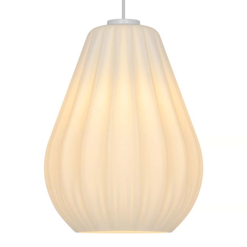 Nordlux - Lustre suspenso com cabo SALLINO 1xE27/15W/230V Ø 24 cm branco