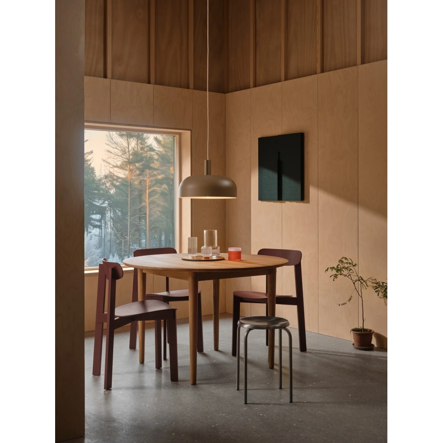 Nordlux - Lustre suspenso com cabo SANDRO 1xE27/15W/230V Ø 40 cm castanho