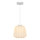 Nordlux - Lustre suspenso em cabo ELBIE 1xE27/15W/230V diâmetro 24 cm branco