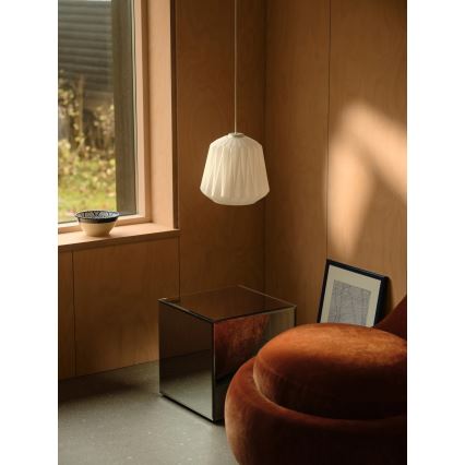 Nordlux - Lustre suspenso em cabo ELBIE 1xE27/15W/230V diâmetro 24 cm branco