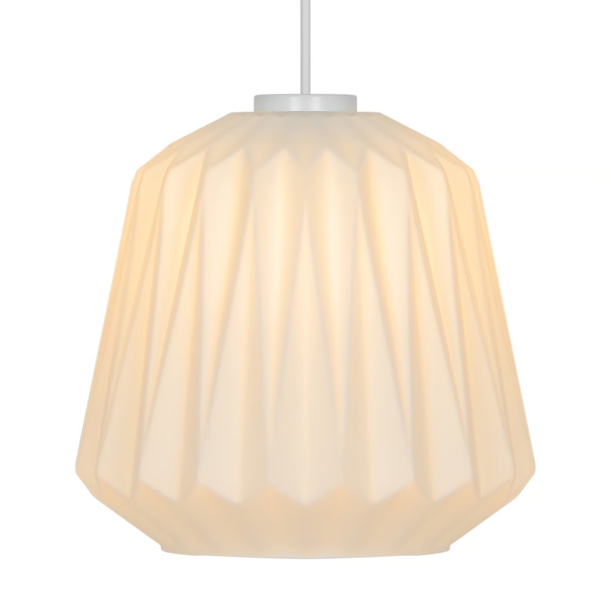Nordlux - Lustre suspenso em cabo ELBIE 1xE27/15W/230V diâmetro 24 cm branco