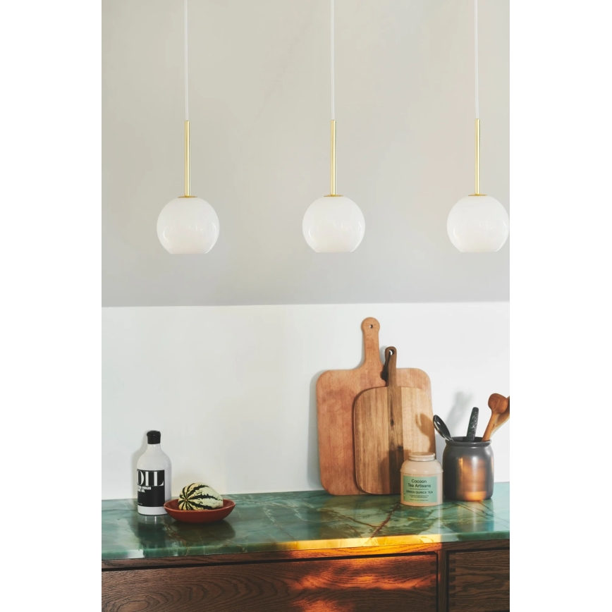 Nordlux - Lustre suspenso FRANCA 1xE14/40W/230V branco