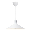 Nordlux - Lustre suspenso por cabo DORINA 1xE27/60W/230V branco, diâmetro 45 cm