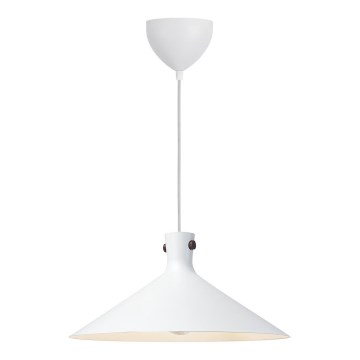 Nordlux - Lustre suspenso por cabo DORINA 1xE27/60W/230V branco, diâmetro 45 cm