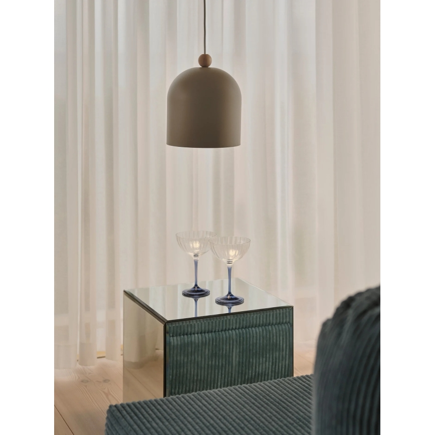 Nordlux - Lustre suspenso por cabo GASTON 1xE27/40W/230V castanho