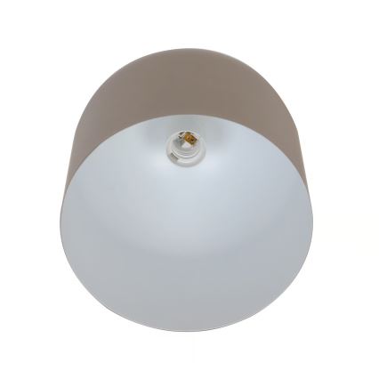 Nordlux - Lustre suspenso por cabo GASTON 1xE27/40W/230V castanho