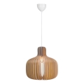 Nordlux - Lustre suspenso por cabo HAZO 1xE27/60W/230V, bege