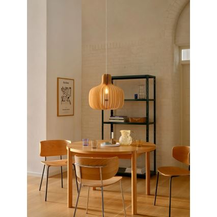 Nordlux - Lustre suspenso por cabo HAZO 1xE27/60W/230V, bege