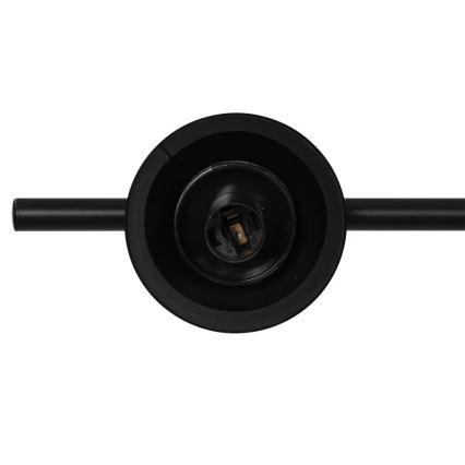 Nordlux - Lustre suspenso por cabo LILLY 5xE14/10W/230V preto