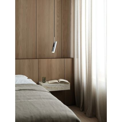 Nordlux - Pendente em cabo MIB 1xGU10/20W/230V cromo brilhante