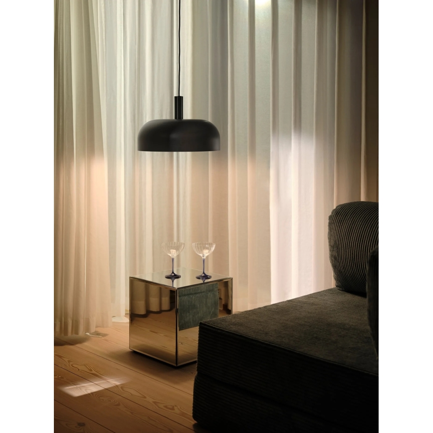 Nordlux – Pendente em cabo SANDRO, 1x E27 (máx. 15 W), 230 V, Ø 40 cm, preto