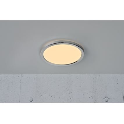 Nordlux - Luminária de tecto LED dimerizável para casa de banho OJA LED/14,5W/230V 3000/4000K IP54 Ø 30 cm