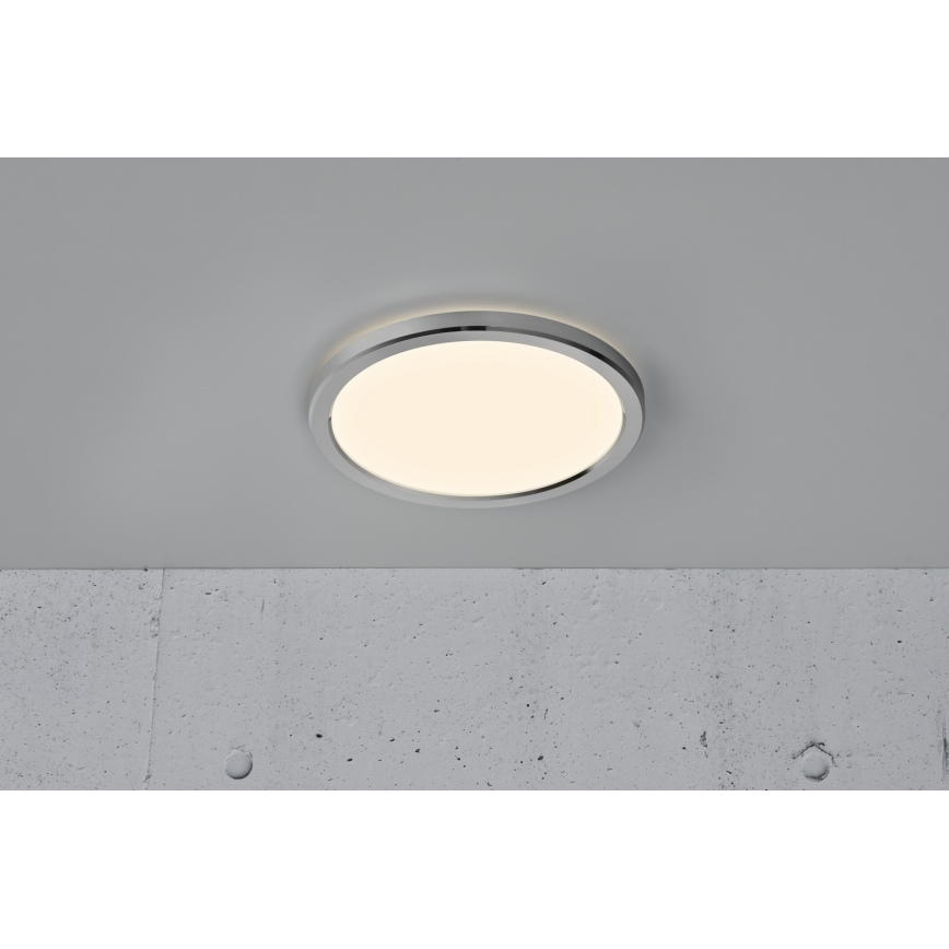 Nordlux - Luminária de tecto LED dimerizável para casa de banho OJA LED/14,5W/230V 3000/4000K IP54 Ø 30 cm